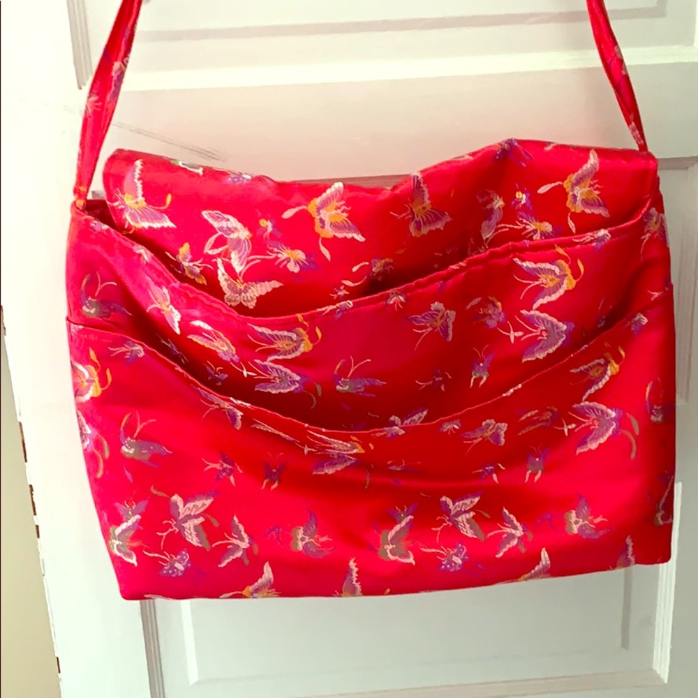 Handmade Brocade Crossbody Totebag